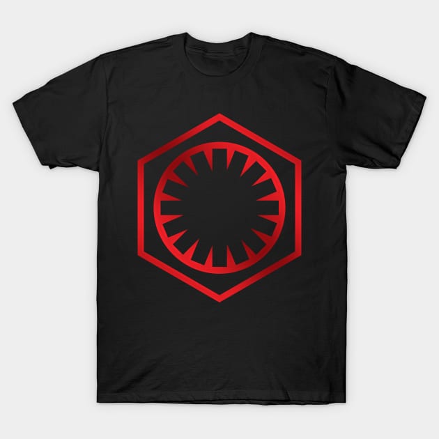 The First Order/New Imperial Logo - Red T-Shirt by fotofixer72